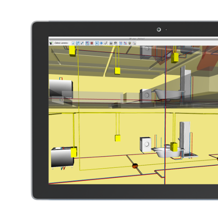 ArCADia - INSTALACJE KANALIZACYJNE, projektuj instalacje sanitarne z programem ArCADia BIM