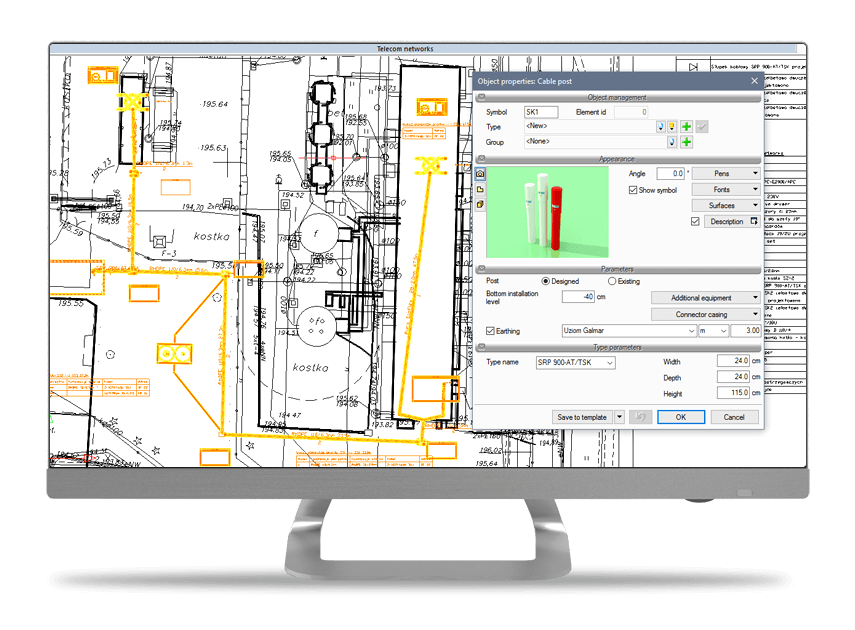 ArCADia-INSTALACJE TELEKOMUNIKACYJNE - projektuj instalacje z programem ArCADia BIM