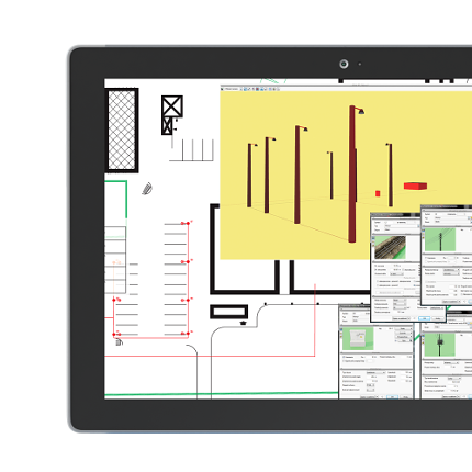 ArCADia-SIECI ELEKTRYCZNE - projektuj sieci elektryczne z systemem ArCADia BIM.