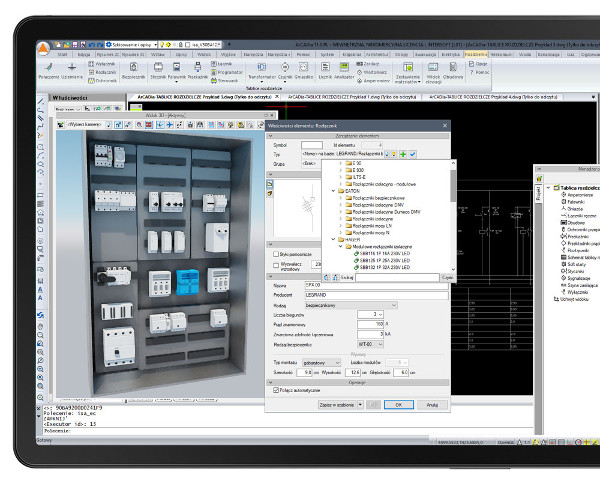 ArCADia-TABLICE ROZDZIELCZE - projektuj instalacje elektryczne z systemem ArCADia BIM.