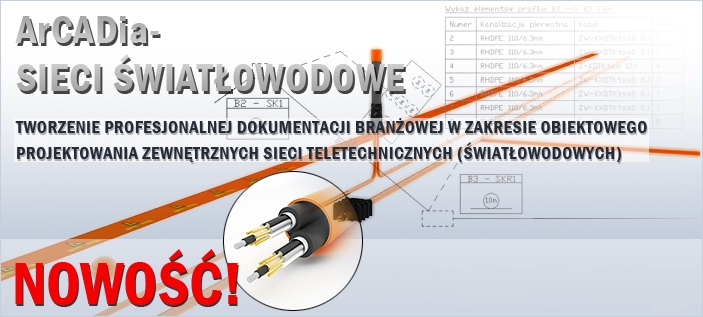 ArCADia - Sieci światłowodowe