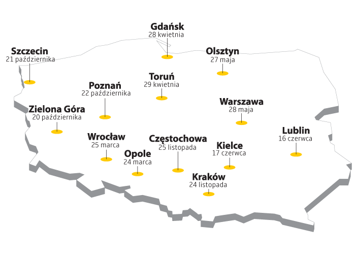 Firma INTERsoft zaprasza na Warsztaty Projektanta 2015 w 13 miastach w Polsce.