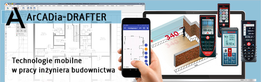 ArCADia-DRAFTER - bezpatna aplikacja mobilna dla platformy Android.