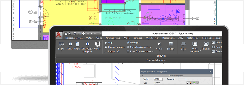 Zobacz jak ArCADia BIM wsppracuje z programem AutoCAD®.