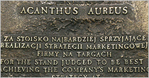 Budma 2012 - Nagroda ACANTHUS AUREUS dla INTERsoft.