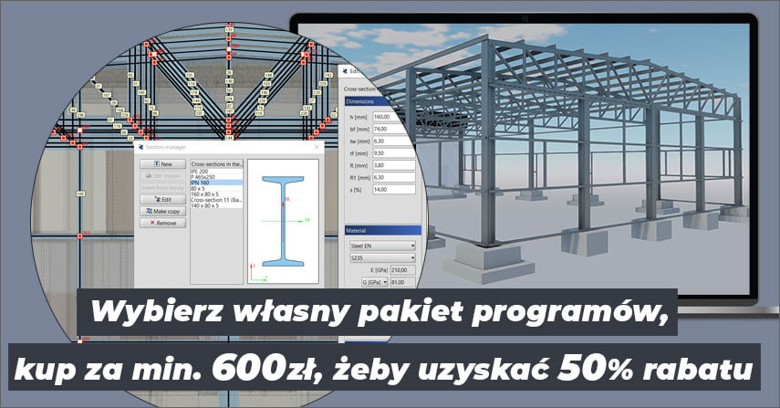 Modu�y do projektowania konstrukcji �elbetowych w ArCADia BIM 15.